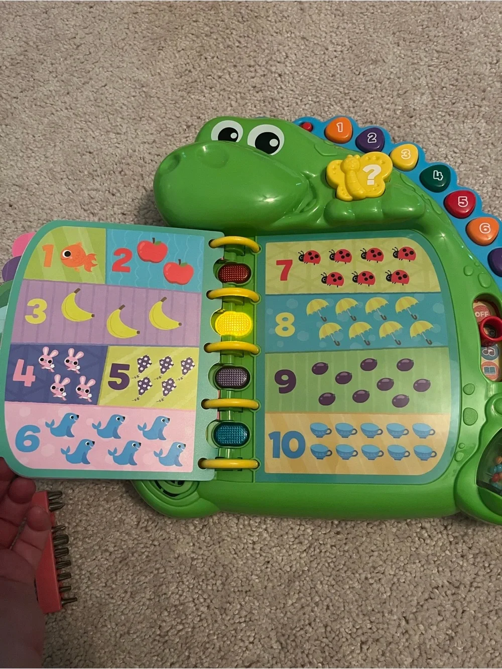 Dino's Delightful Day! Interactive Learning Toy - Green
